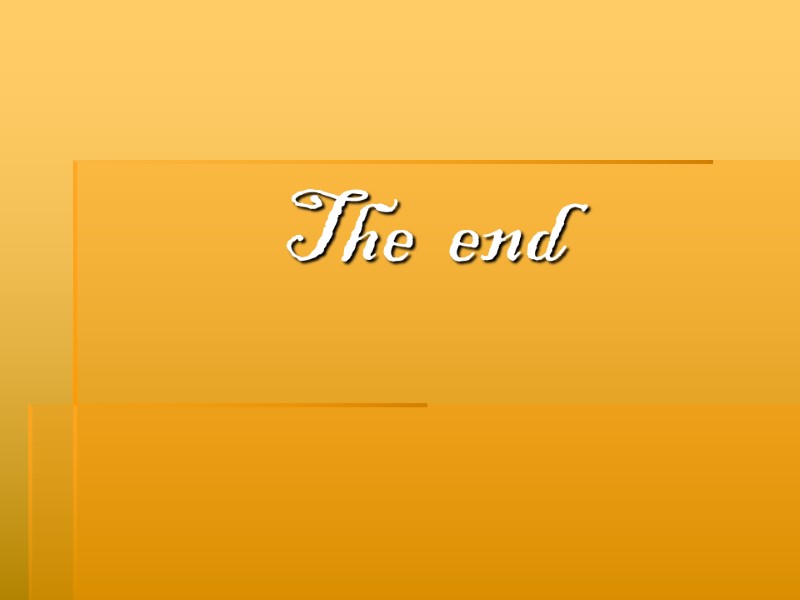 The  end